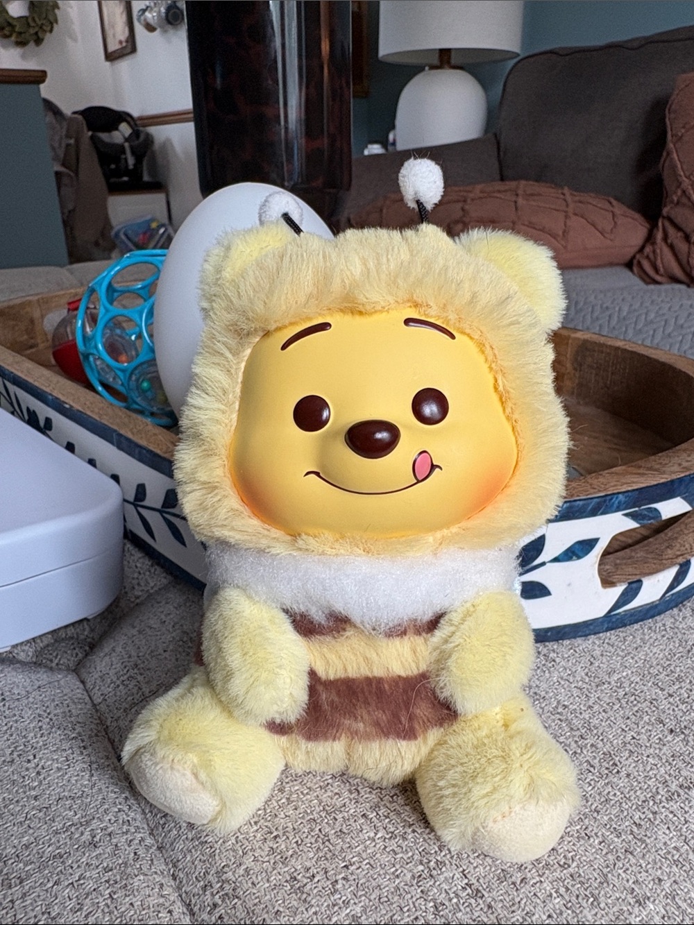 Miniso Winnie the Pooh Bee Plush Keychain